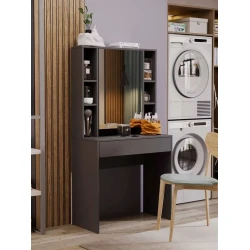 Туалетный столик Art Mebel 49, ламинат, 150x80x40 см, антрацит