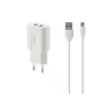 Сетевое зарядное устройство Remax RP-U22 2хUSB Micro 2.4A, Белый Сетевое зарядное устройство Remax RP-U22 2хUSB Micro 2.4A, Белый