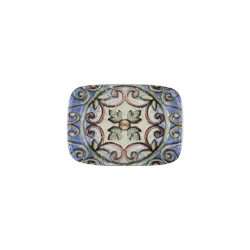 Qab ID-Fine Amalfi Quadro, farfor, rəngbərəng, 17х12 sm