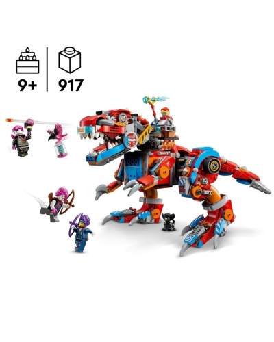 Konstruktor LEGO Dreamzzz Cooper's Robot Dinosaur C-Rex 71484, 917 parça, 9 yaşdan