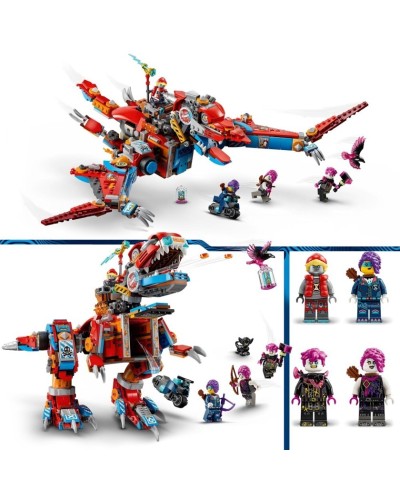Konstruktor LEGO Dreamzzz Cooper's Robot Dinosaur C-Rex 71484, 917 parça, 9 yaşdan