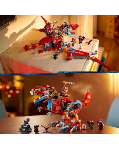 Konstruktor LEGO Dreamzzz Cooper's Robot Dinosaur C-Rex 71484, 917 parça, 9 yaşdan