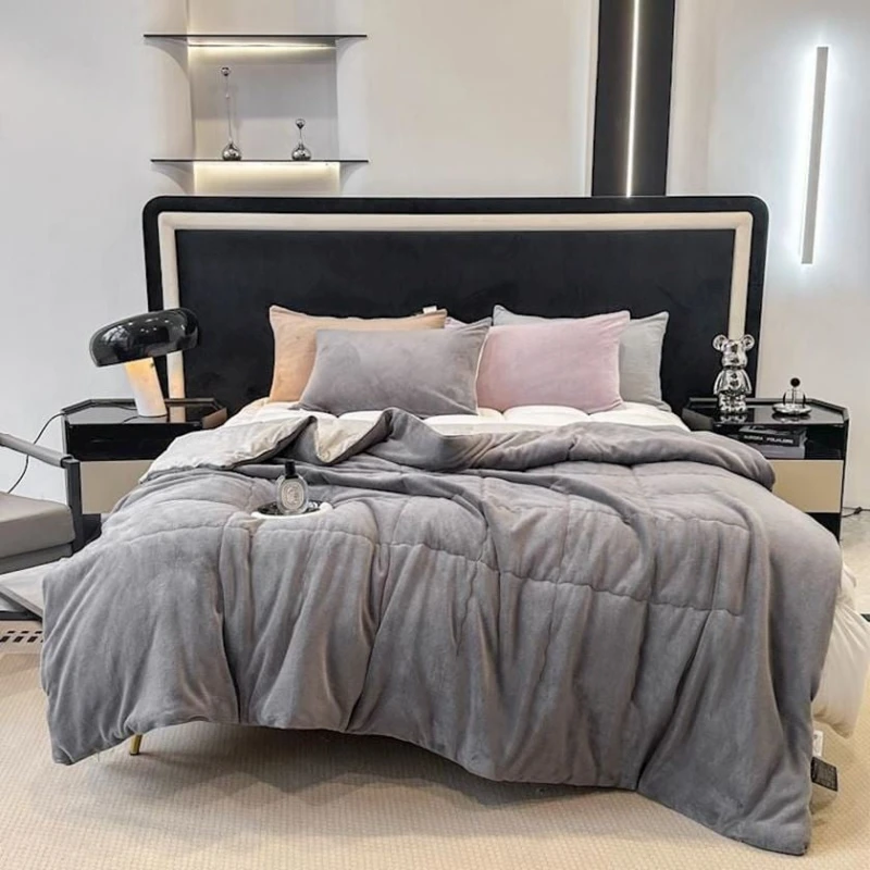 Одеяло Annaberry ET-1417, 155x215 см, односпальное, серое