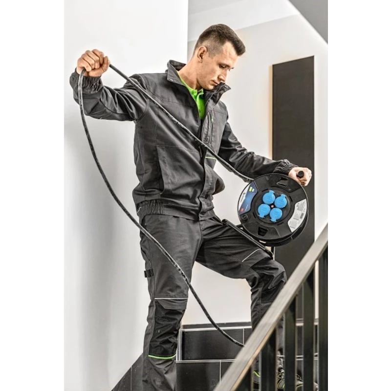 Куртка мужская Högert 91832461, серый, полиэстер/хлопок, размер XL