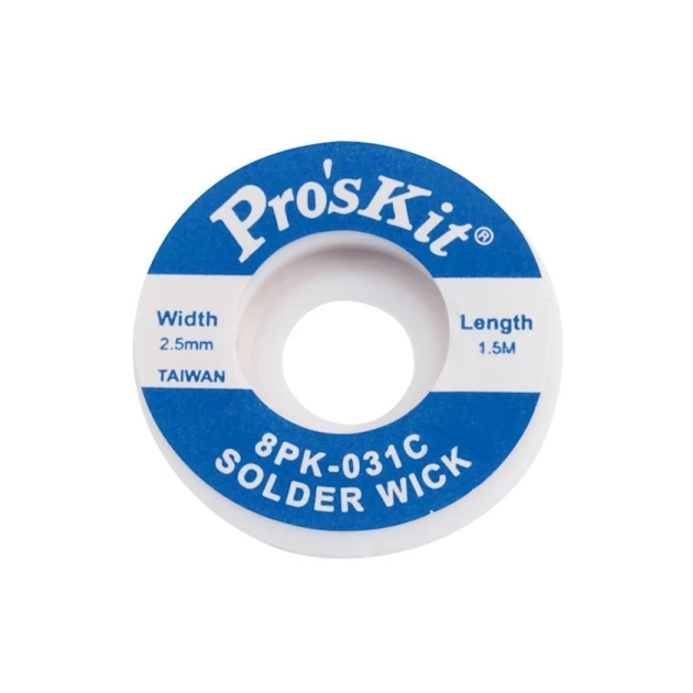 Оплетка для удаления припоя Pro'sKit 8PK-031C 1.5 м