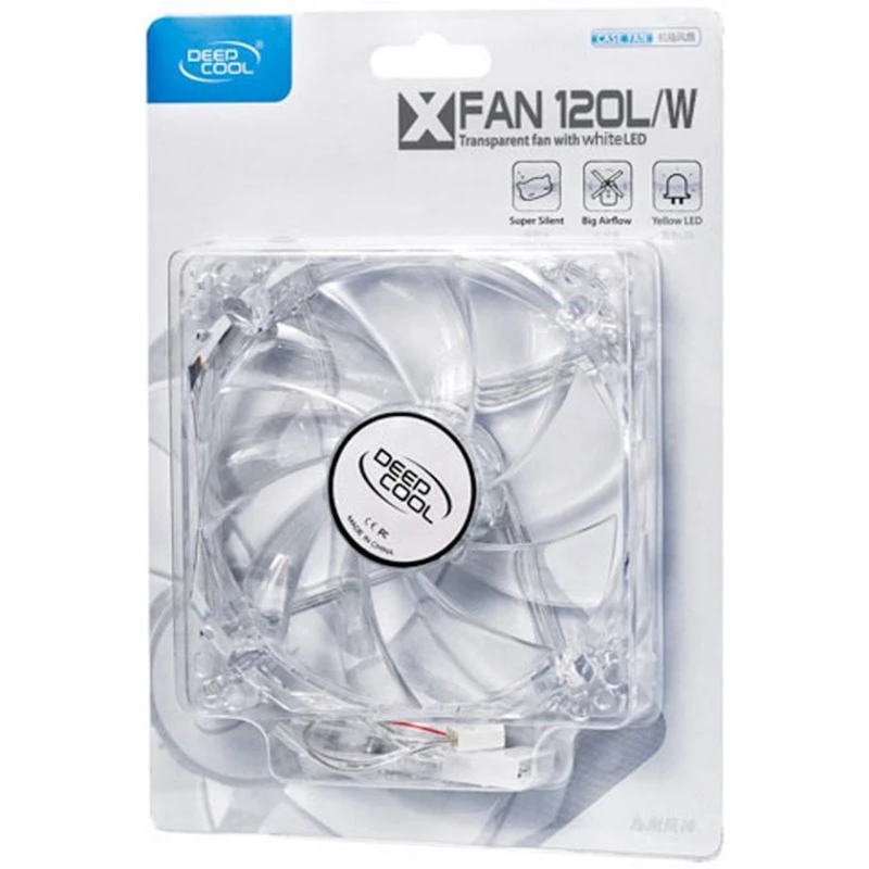 Вентилятор для корпуса Deepcool XFAN 120L/W Вентилятор для корпуса Deepcool XFAN 120L/W
