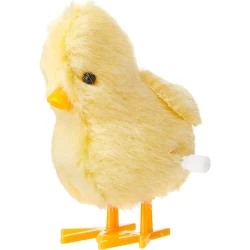 İnteraktiv oyuncaq One for Fun Clockwork Hopping Chick, sarı, 7 sm, 3+ yaş