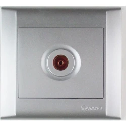 Televizor üçün rozetka Makel, boz