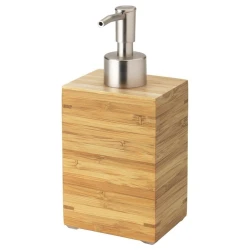Диспенсер IKEA Dragan для жидкого мыла, из бамбука, 350 мл Диспенсер IKEA Dragan для жидкого мыла, из бамбука, 350 мл