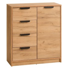 Komod JYSK Jenslev, 79x89x36 sm, palıd