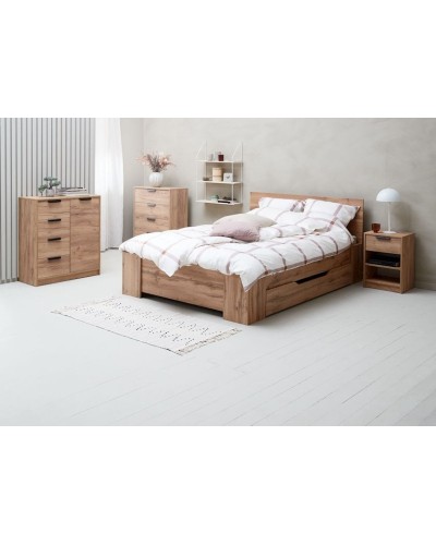 Komod JYSK Jenslev, 79x89x36 sm, palıd