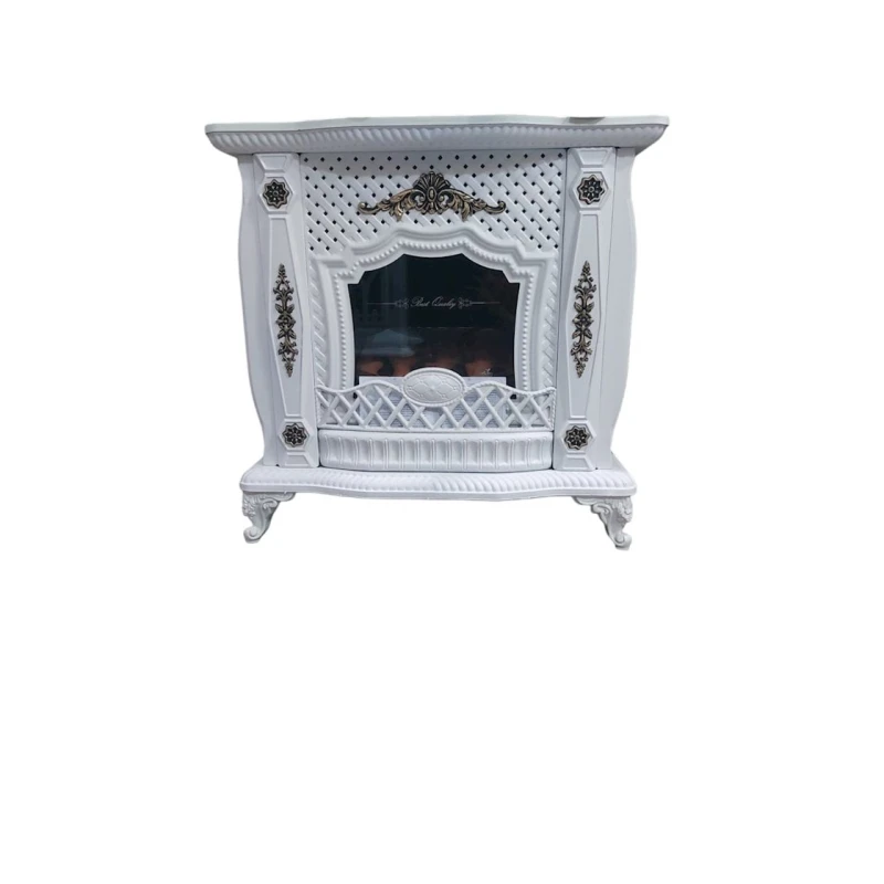 Печь-камин Mahshid Davam Ks0165, металл, белый, 92x89x36 см Печь-камин Mahshid Davam Ks0165, металл, белый, 92x89x36 см