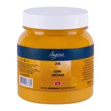 Akril boyalar Ладога, açıq oxra, N 206, 220 ml