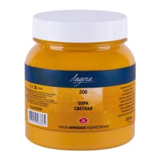 Akril boyalar Ладога, açıq oxra, N 206, 220 ml