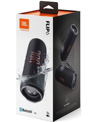Portativ dinamik JBL Flip 6 Black (JBLFLIP6BLKEU)