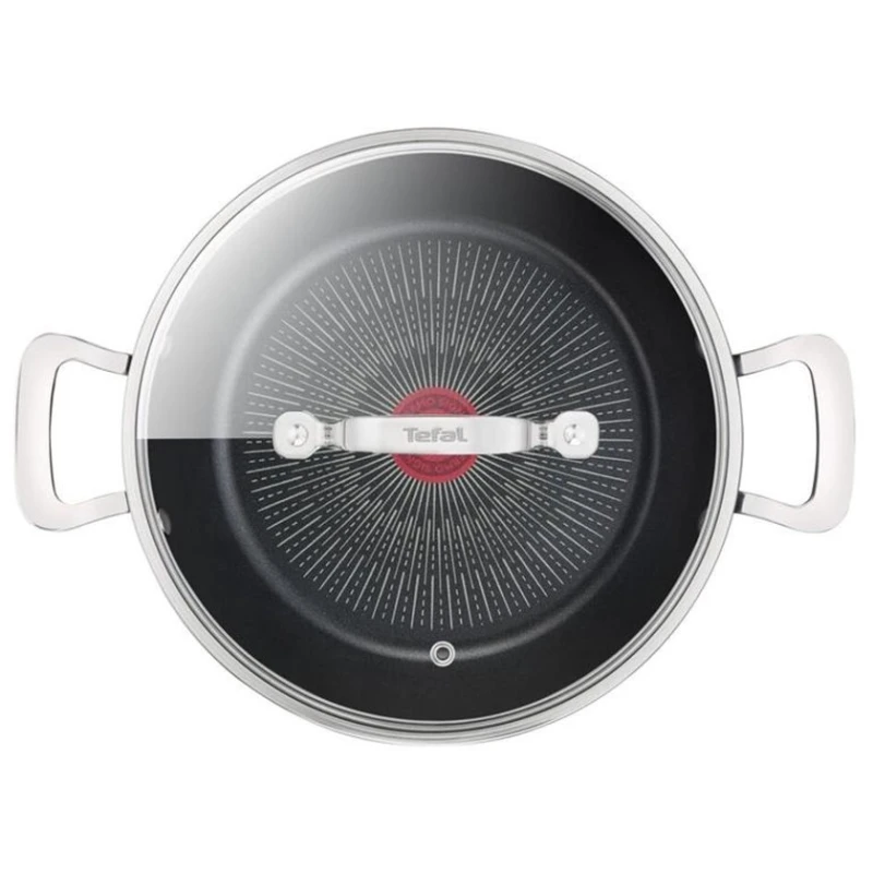 Сковородка Tefal 6X Excellence, титан, черная, 26 см