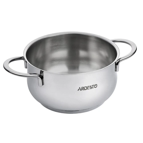 Кастрюля Ardesto Black Mars AR0730S, 3 л, серебристая, с крышкой Кастрюля Ardesto Black Mars AR0730S, 3 л, серебристая, с крышкой