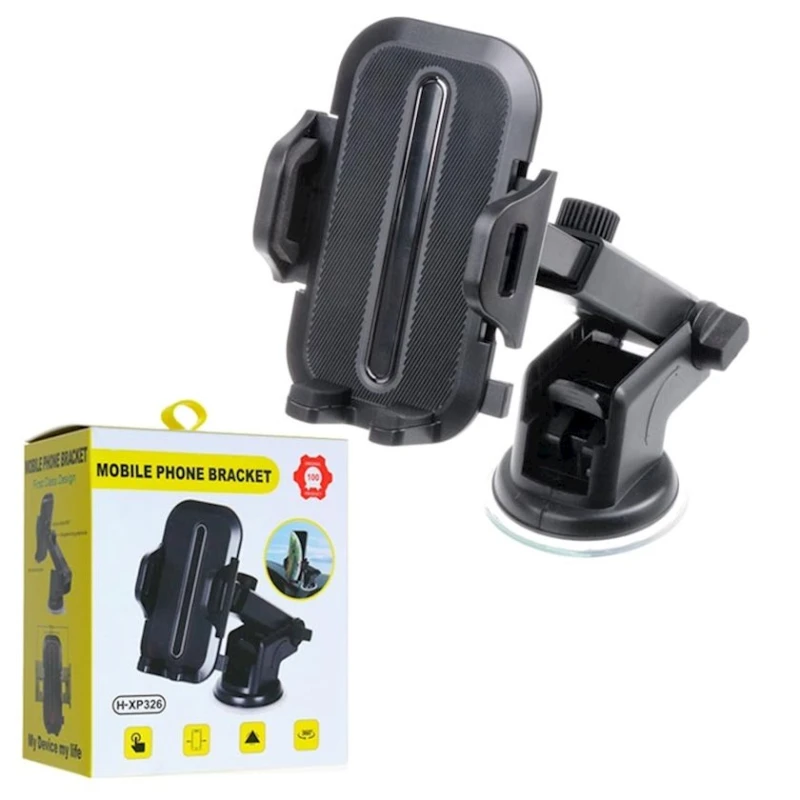 Avtomobil üçün telefon tutacağı H-XP326 Black