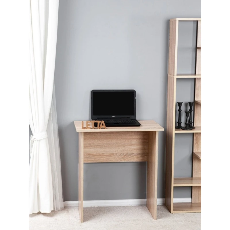 Письменный стол Letta 68x75x40 см, ЛДСП, древесный, бежевый Письменный стол Letta 68x75x40 см, ЛДСП, древесный, бежевый