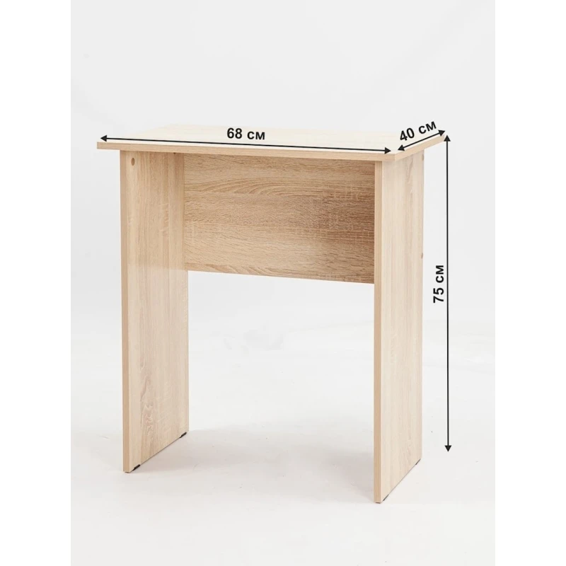 Письменный стол Letta 68x75x40 см, ЛДСП, древесный, бежевый Письменный стол Letta 68x75x40 см, ЛДСП, древесный, бежевый