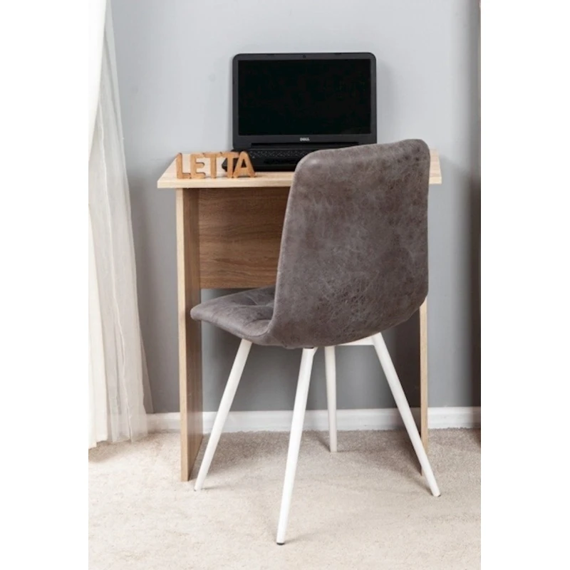 Письменный стол Letta 68x75x40 см, ЛДСП, древесный, бежевый Письменный стол Letta 68x75x40 см, ЛДСП, древесный, бежевый