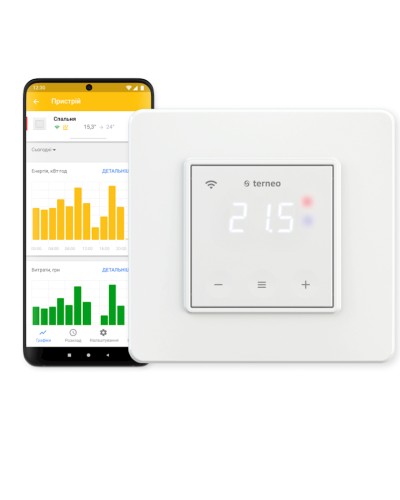 İsti döşəmə üçün termostat Terneo SX Wifi