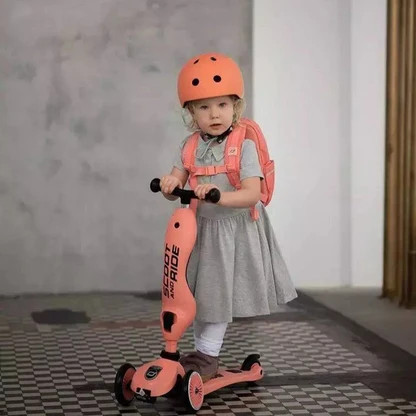 Шлем детский Scoot&Ride, оранжевый, XXS-S Шлем детский Scoot&Ride, оранжевый, XXS-S