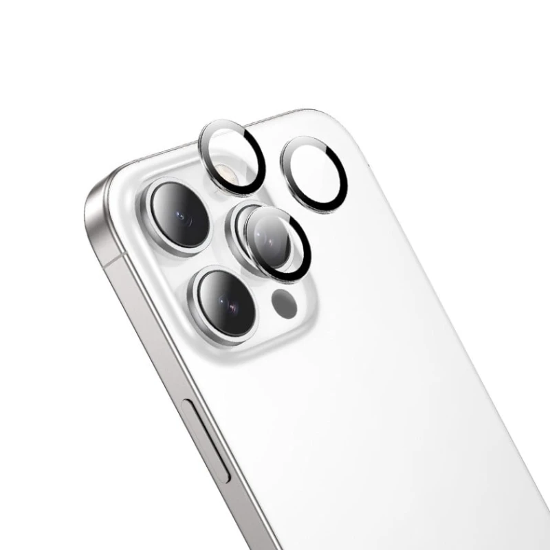 Qoruyucu antiqlare plyonka Hoco Metal Lens Apple iPhone 16 Pro Max üçün