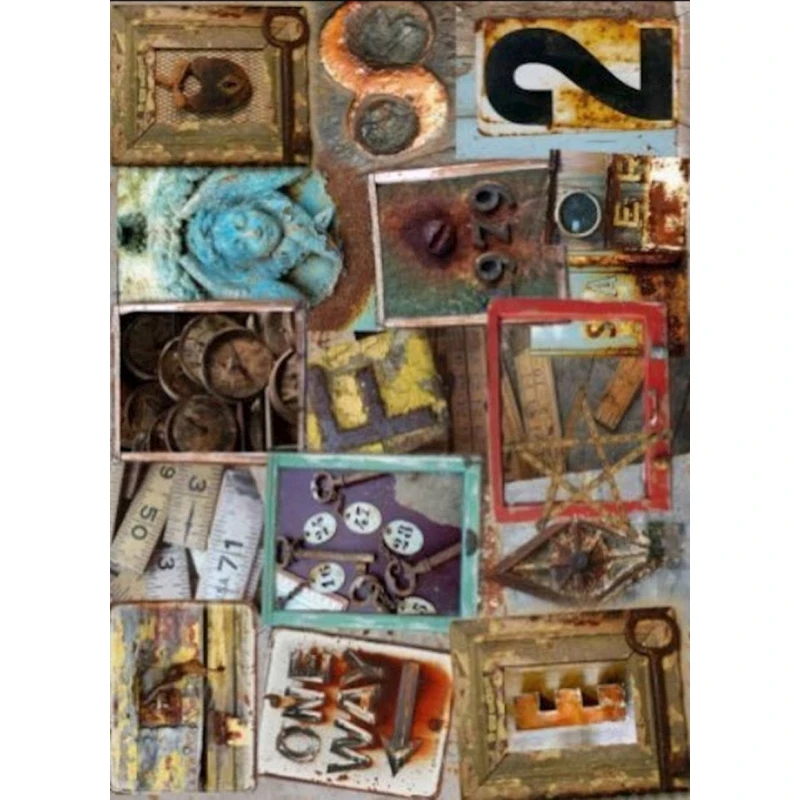 Рисовая бумага для декупажа Cadence - 321, А3, 29.7x42 см