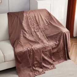 Накидка на диван Sahara SHA-0000529, 180x220 см, коричневый