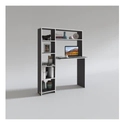 Компьютерный стол Art_Komp_Masası 64, антрацит, 142x114x40 см Компьютерный стол Art_Komp_Masası 64, антрацит, 142x114x40 см