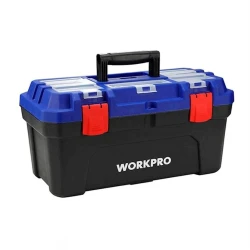 Ящик для инструментов Workpro WP283001, черный/синий/красный