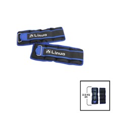Əllər və ayaqlar üçün yük Gymnic Linuo 202022000081, mavi, 2 əd x 2.5 kq