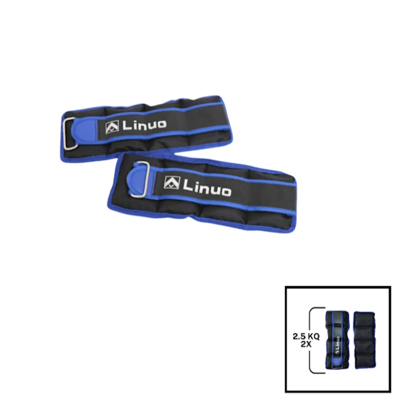 Əllər və ayaqlar üçün yük Gymnic Linuo 202022000081, mavi, 2 əd x 2.5 kq