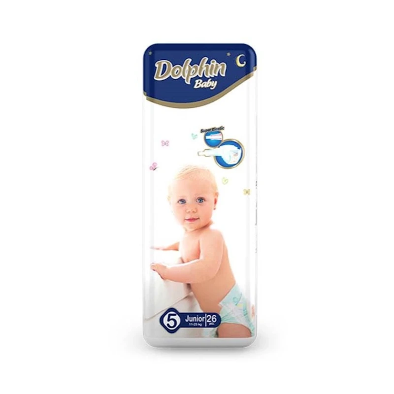Подгузники Dolphin Junior 11-25 кг 26 шт
