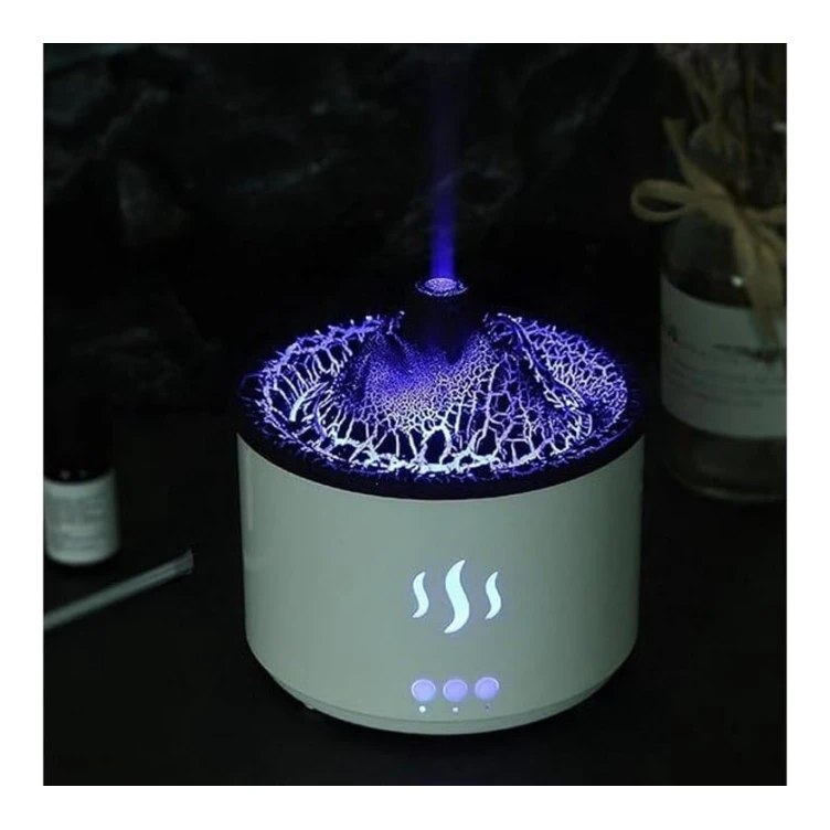 Увлажнитель воздуха Holdmay Вулкан с эффектом пламени и подсветкой