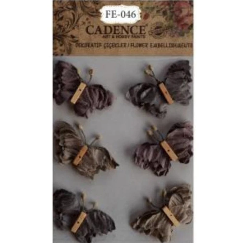 Бабочки для декора Cadence FE-046, 6 шт Бабочки для декора Cadence FE-046, 6 шт