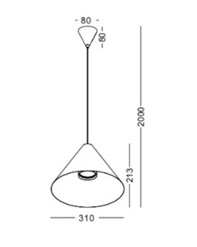 Asma çıraq Lustore LSP228-WT