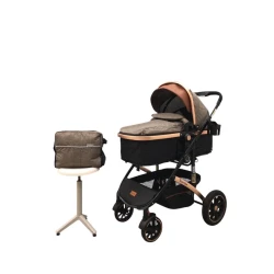 Детская коляска smr342, коричневая