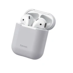 Чехол для наушников Baseus Ultrathin Series для Apple AirPods 1/2, Grey