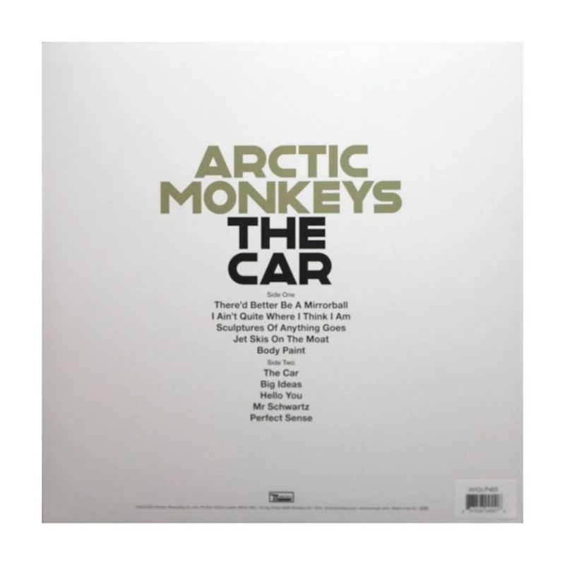 Vinil plastin Domino Records Arctic Monkeys - The Car Vinil plastin Domino Records Arctic Monkeys - The Car