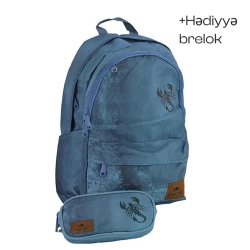 Məktəbli bel çantası Glossy Bird CB78SPN91 mavi Məktəbli bel çantası Glossy Bird CB78SPN91 mavi