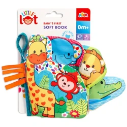 İnkişaf etdirən kitab körpələr üçün Addo Play LTD Ll My First Soft Book, 0+ ay