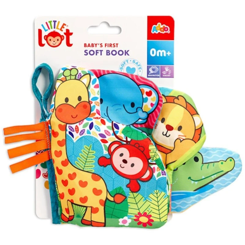 İnkişaf etdirən kitab körpələr üçün Addo Play LTD Ll My First Soft Book, 0+ ay