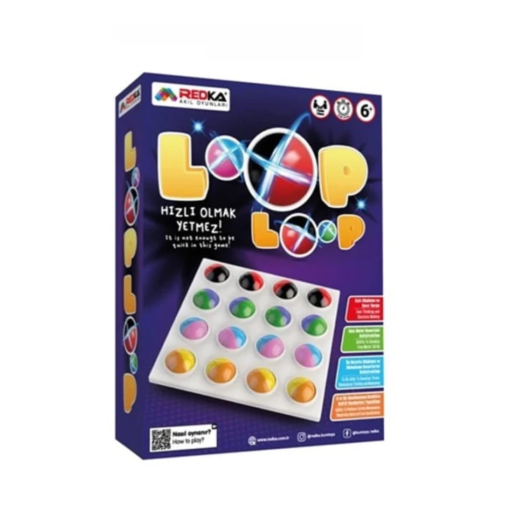 İnkişaf etdirici stolüstü oyun Redka Loop Loop, 6+ yaş İnkişaf etdirici stolüstü oyun Redka Loop Loop, 6+ yaş