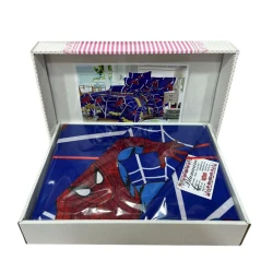 Комплект детского постельного белья Blumarine YT-BL-003, полутораспальный, синий/красный