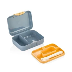 Ланч-бокс VGN1010B 18х13 см, полипропилен, голубой