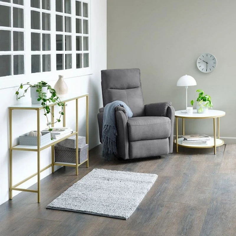 Журнальный стол JYSK Gadevang, диаметр 65 см, высота 45 см, сталь/закаленное стекло, белый/золотистый Журнальный стол JYSK Gadevang, диаметр 65 см, высота 45 см, сталь/закаленное стекло, белый/золотистый