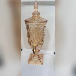 Кувшин 6921-9, стекло, золотистый, 3 л