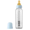 Бутылочка для кормления BIBS Baby Bottle Complete Set 0+ месяцев, 225 мл, стекло/латекс, голубая